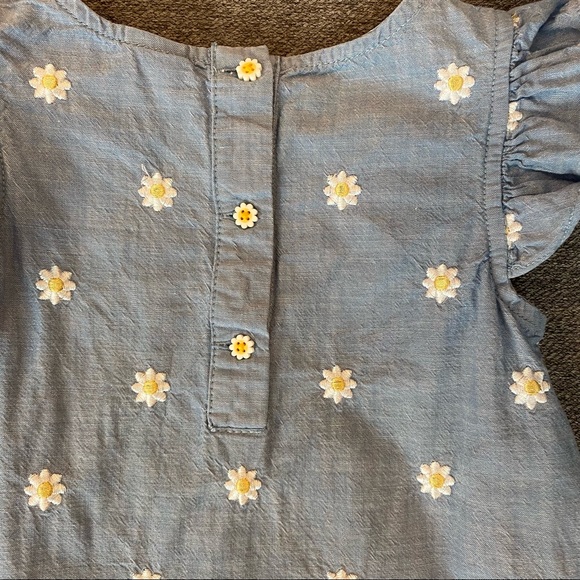 Gymboree Girl’s Embroidered Chambray Dress - Picture 6 of 6